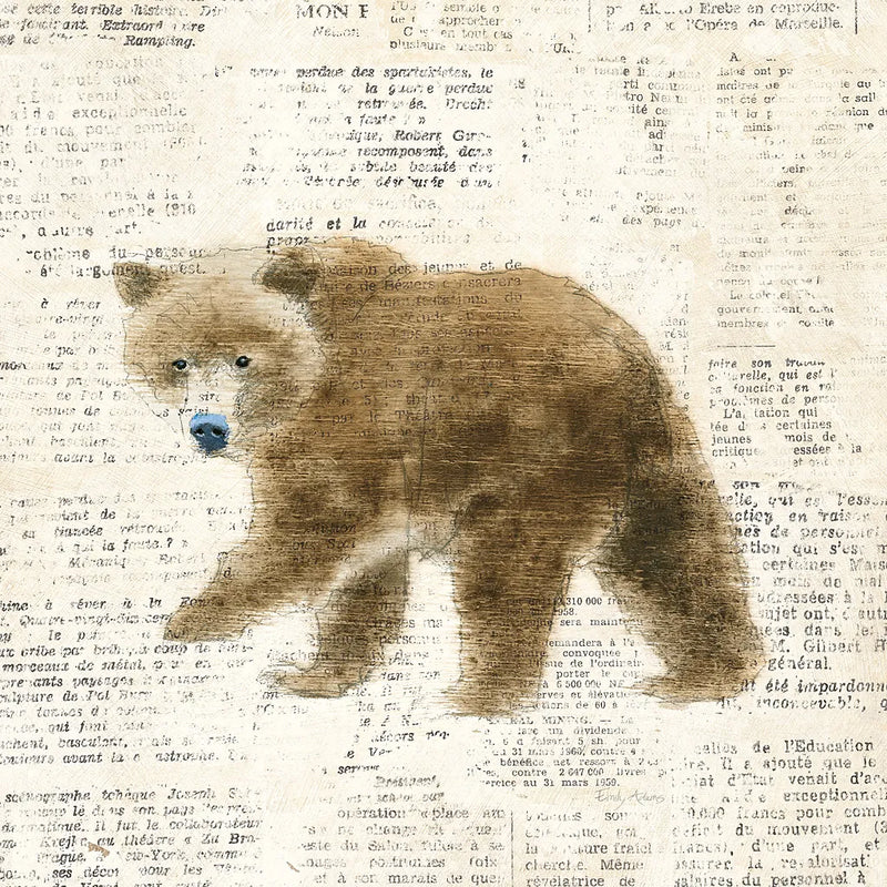 Into the Woods VI no Border by Emily Adams. SKU 22881a. Archival Giclee Fine art print for wall decor.