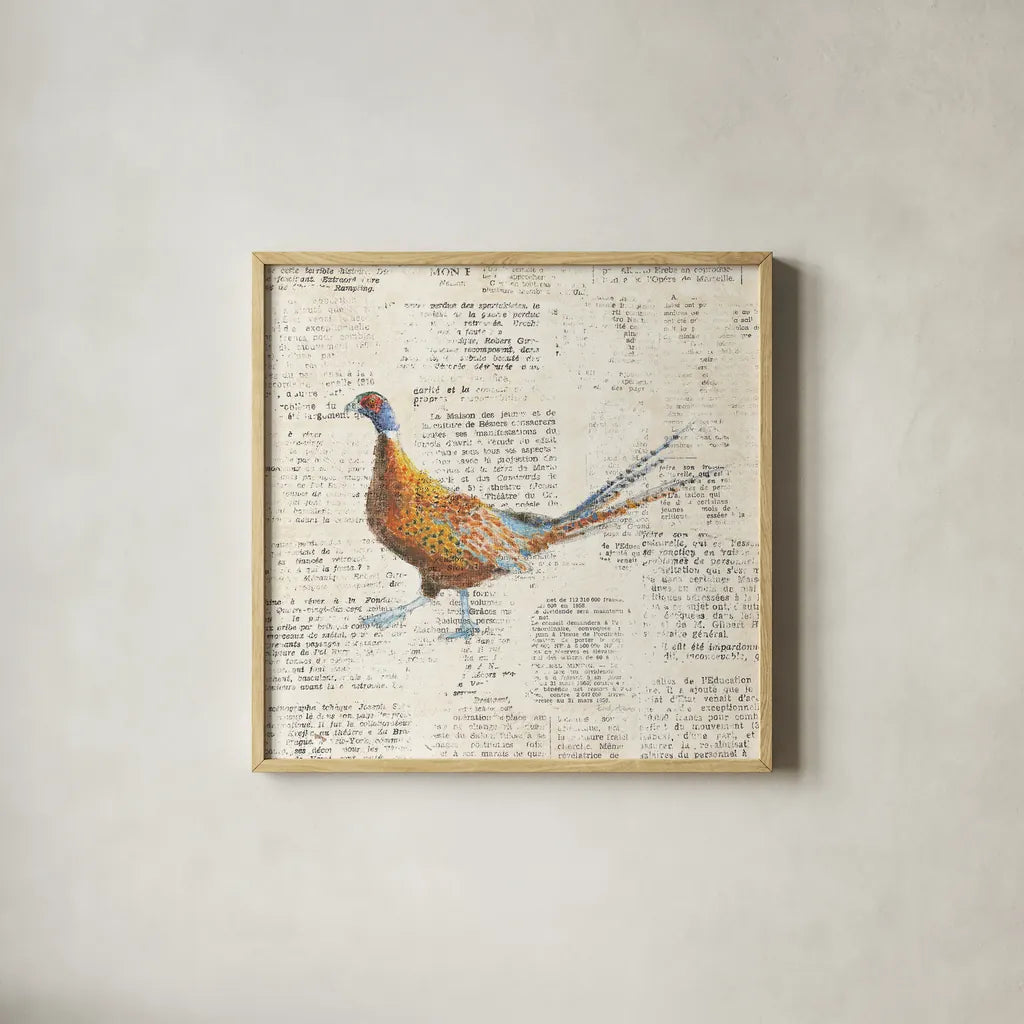 Into the Woods VII no Border by Emily Adams. Shown in a natural wood glass frame for a timeless modern aesthetic. Available as an archival giclee rolled canvas, fine art paper, or poster print. SKU 23330a.