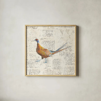 Into the Woods VII no Border by Emily Adams. Shown in a natural wood glass frame for a timeless modern aesthetic. Available as an archival giclee rolled canvas, fine art paper, or poster print. SKU 23330a.