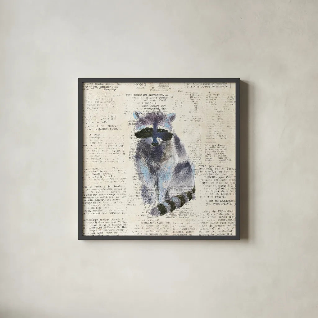 Into the Woods VIII no Border by Emily Adams. Shown in a sleek black glass frame for a contemporary gallery look. Available as an archival giclee rolled canvas, fine art paper, or poster print. SKU 23331a.