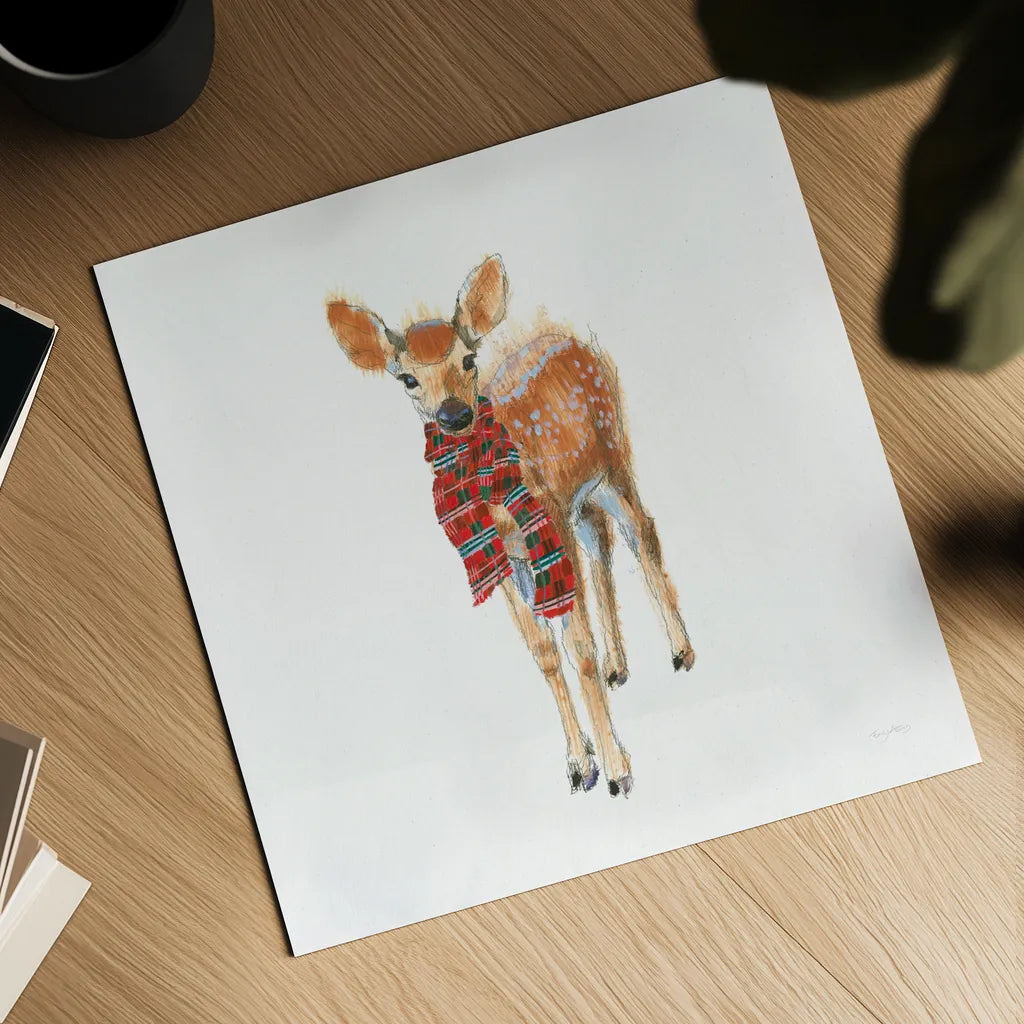 Into the Woods in Style III by Emily Adams. Shown as a detailed flat fine art print, highlighting archival giclee quality. Available as an archival giclee rolled canvas, fine art paper, or poster print. SKU 58288a.