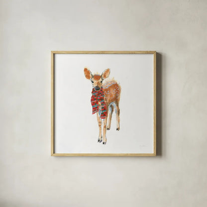 Into the Woods in Style III by Emily Adams. Shown in a natural wood glass frame for a timeless modern aesthetic. Available as an archival giclee rolled canvas, fine art paper, or poster print. SKU 58288a.