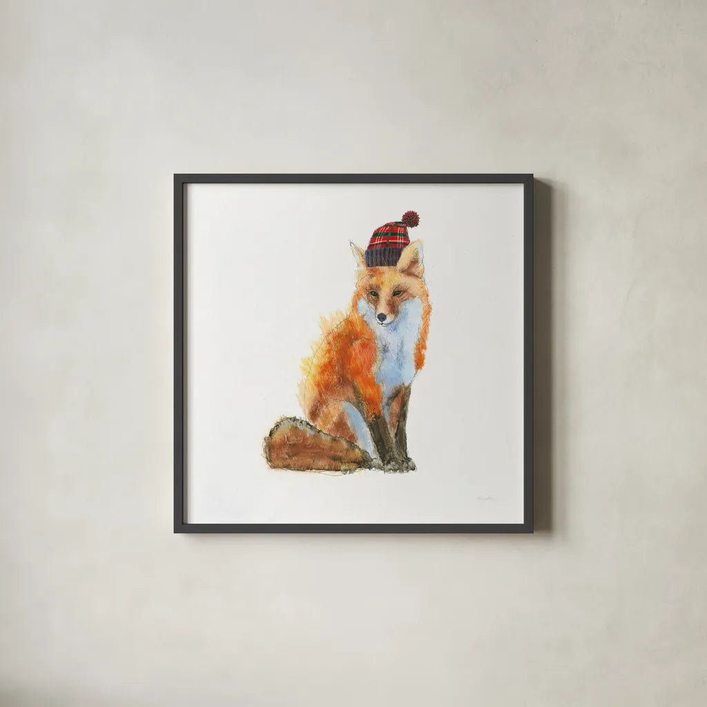 Into the Woods in Style IV by Emily Adams. Shown in a sleek black glass frame for a contemporary gallery look. Available as an archival giclee rolled canvas, fine art paper, or poster print. SKU 58289a.