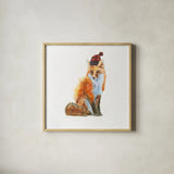 Into the Woods in Style IV by Emily Adams. Shown in a natural wood glass frame for a timeless modern aesthetic. Available as an archival giclee rolled canvas, fine art paper, or poster print. SKU 58289a.