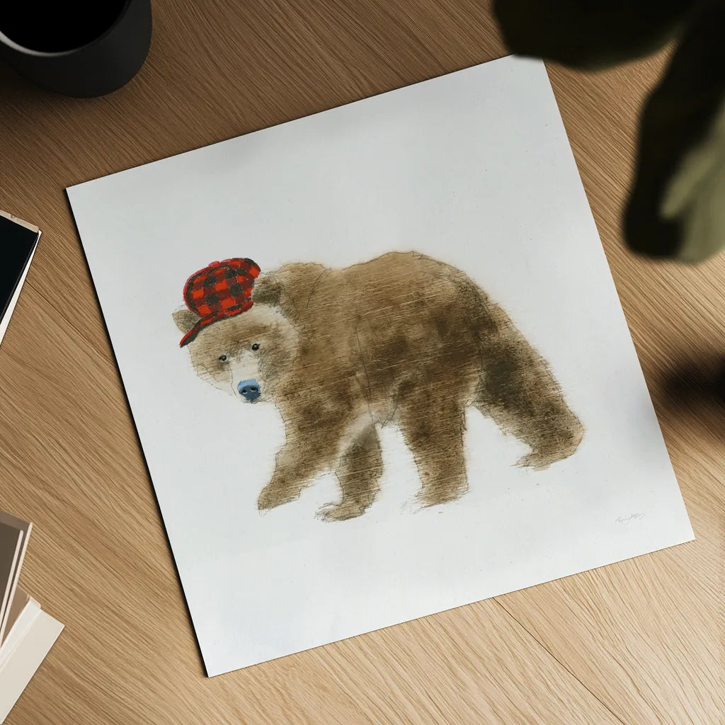 Into the Woods in Style VI by Emily Adams. Shown as a detailed flat fine art print, highlighting archival giclee quality. Available as an archival giclee rolled canvas, fine art paper, or poster print. SKU 58290a.