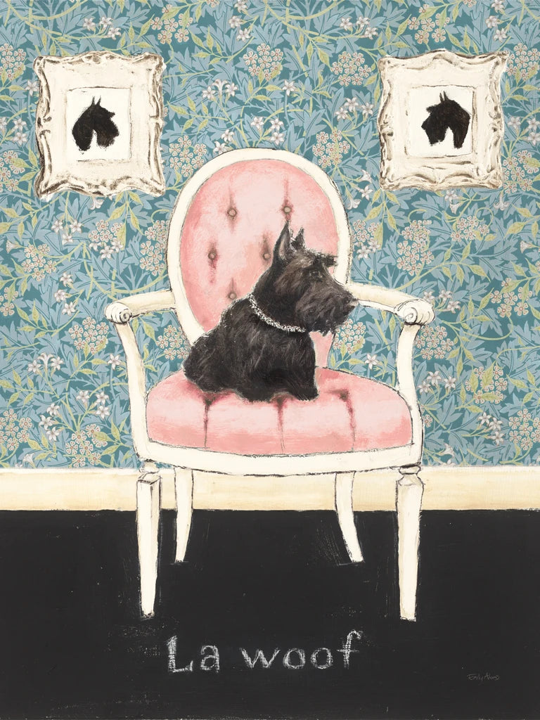 La Woof Wallpaper by Emily Adams