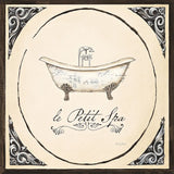 Le Petit Spa I Square by Emily Adams. SKU 12593a. Archival Giclee Fine art print for wall decor.