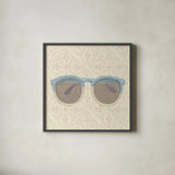 Must Have Fashion I by Emily Adams. Shown in a sleek black glass frame for a contemporary gallery look. Available as an archival giclee rolled canvas, fine art paper, or poster print. SKU 42862a.