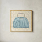 Must Have Fashion III by Emily Adams. Shown in a natural wood glass frame for a timeless modern aesthetic. Available as an archival giclee rolled canvas, fine art paper, or poster print. SKU 42864a.