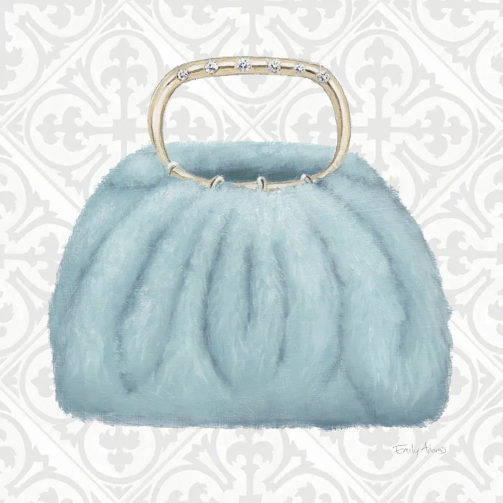 Must Have Fashion III Gray White by Emily Adams. SKU 43087a. Archival Giclee Fine art print for wall decor.