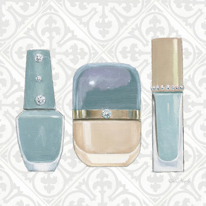 Must Have Fashion IV Gray White by Emily Adams. SKU 43088a. Archival Giclee Fine art print for wall decor.