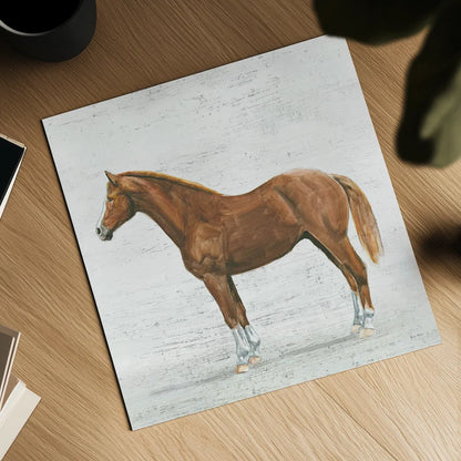 Natural Charm II Sq on Wood by Emily Adams. Shown as a detailed flat fine art print, highlighting archival giclee quality. Available as an archival giclee rolled canvas, fine art paper, or poster print. SKU 31281a.