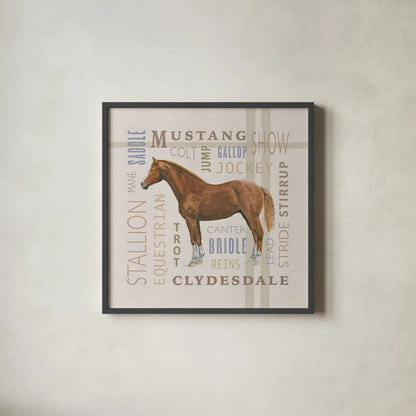 Natural Charm IV by Emily Adams. Shown in a sleek black glass frame for a contemporary gallery look. Available as an archival giclee rolled canvas, fine art paper, or poster print. SKU 48935a.