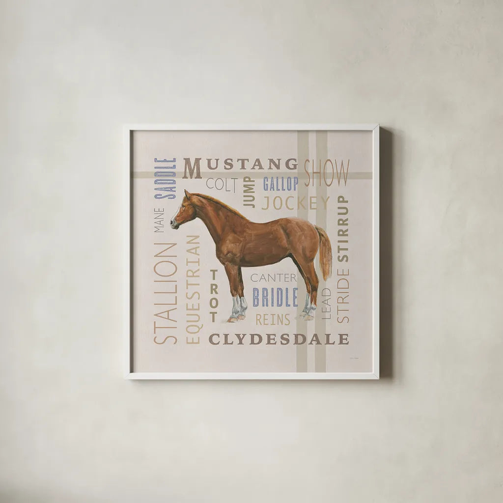 Natural Charm IV by Emily Adams. Shown in a crisp white glass frame for a clean and minimalist style. Available as an archival giclee rolled canvas, fine art paper, or poster print. SKU 48935a.