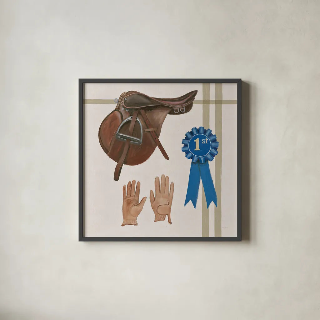 Natural Charm VI by Emily Adams. Shown in a sleek black glass frame for a contemporary gallery look. Available as an archival giclee rolled canvas, fine art paper, or poster print. SKU 48937a.