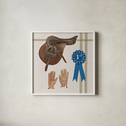 Natural Charm VI by Emily Adams. Shown in a crisp white glass frame for a clean and minimalist style. Available as an archival giclee rolled canvas, fine art paper, or poster print. SKU 48937a.