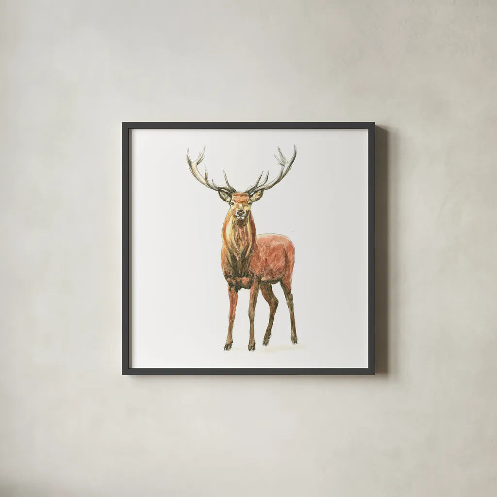 Natural Majesty II by Emily Adams. Shown in a sleek black glass frame for a contemporary gallery look. Available as an archival giclee rolled canvas, fine art paper, or poster print. SKU 30294a.