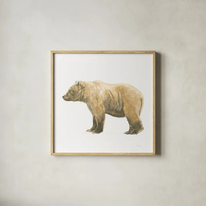 Natural Majesty III by Emily Adams. Shown in a natural wood glass frame for a timeless modern aesthetic. Available as an archival giclee rolled canvas, fine art paper, or poster print. SKU 30887a.