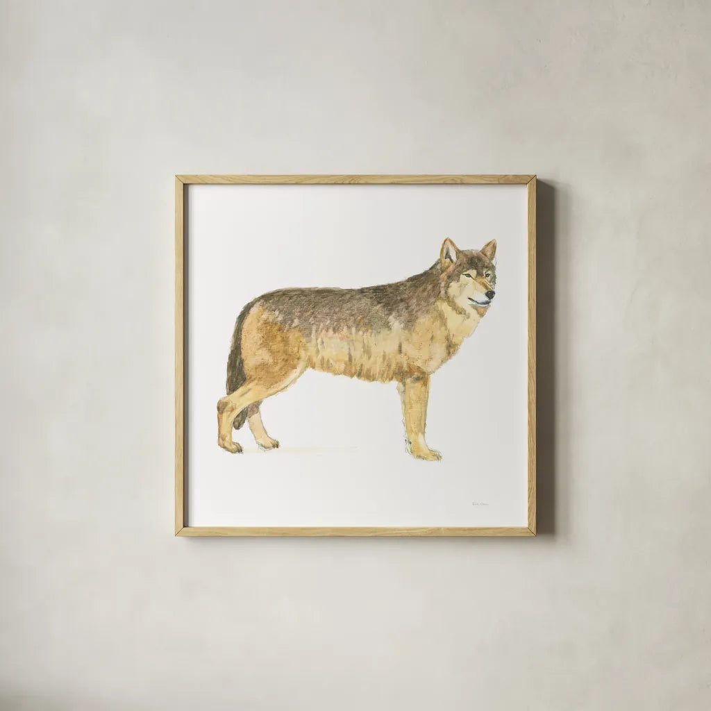 Natural Majesty IV by Emily Adams. Shown in a natural wood glass frame for a timeless modern aesthetic. Available as an archival giclee rolled canvas, fine art paper, or poster print. SKU 30888a.