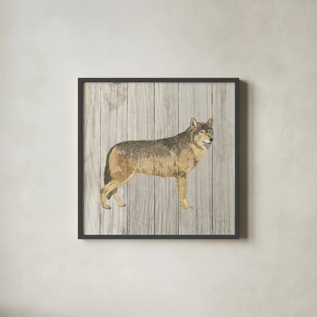 Natural Majesty IV v2 on Wood by Emily Adams. Shown in a sleek black glass frame for a contemporary gallery look. Available as an archival giclee rolled canvas, fine art paper, or poster print. SKU 30925a.