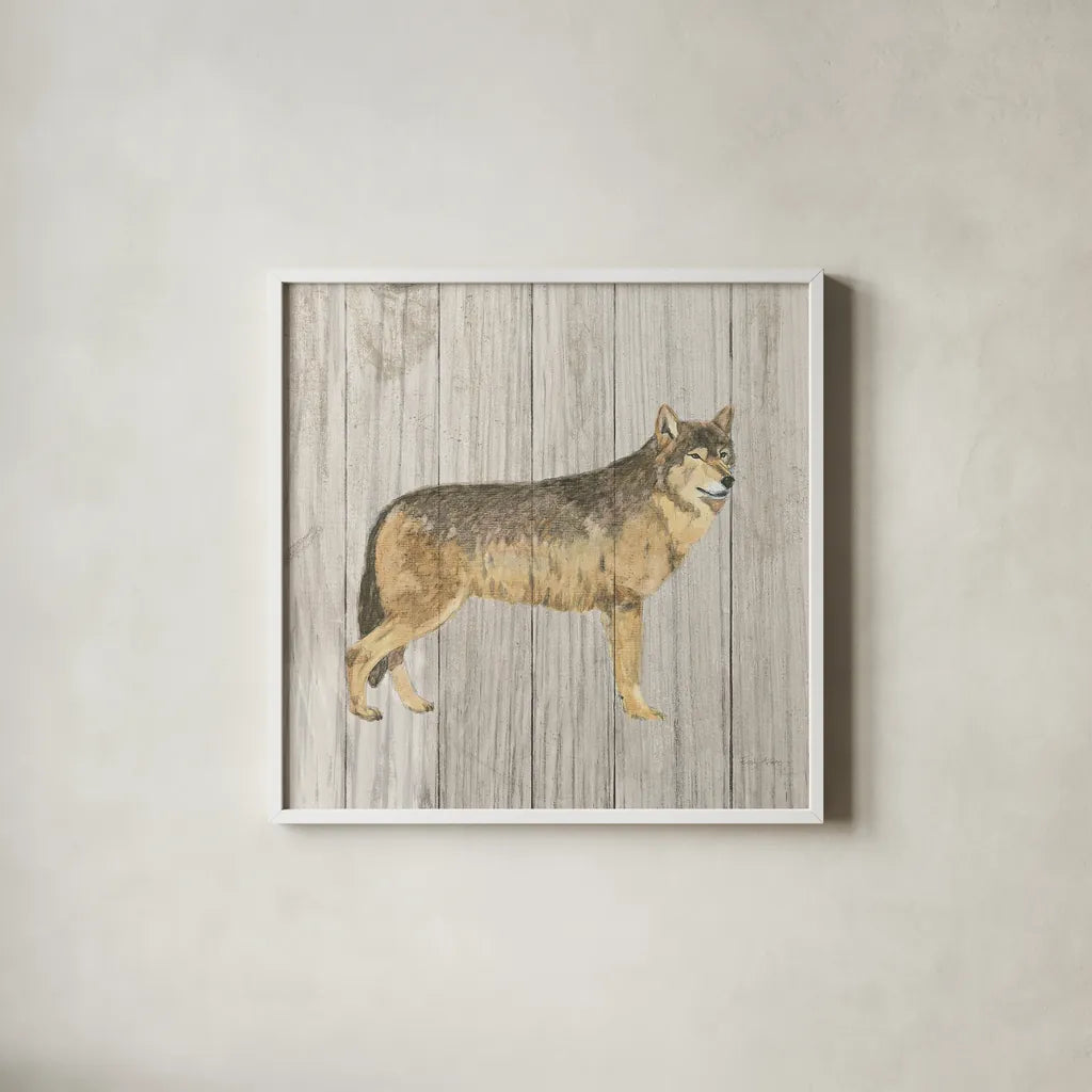 Natural Majesty IV v2 on Wood by Emily Adams. Shown in a crisp white glass frame for a clean and minimalist style. Available as an archival giclee rolled canvas, fine art paper, or poster print. SKU 30925a.