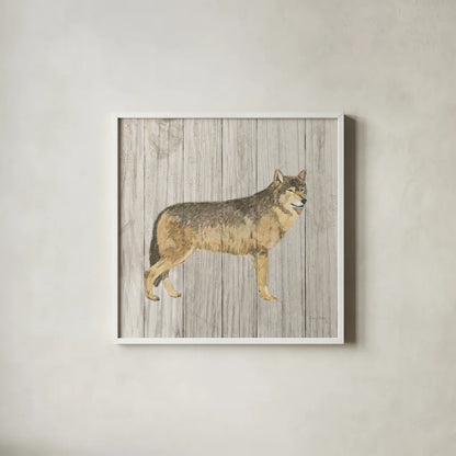 Natural Majesty IV v2 on Wood by Emily Adams. Shown in a crisp white glass frame for a clean and minimalist style. Available as an archival giclee rolled canvas, fine art paper, or poster print. SKU 30925a.