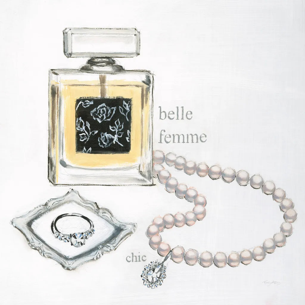 Parfum I v2 by Emily Adams. SKU 35245a. Archival Giclee Fine art print for wall decor.