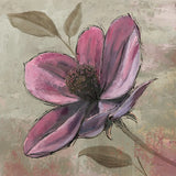 Plum Floral III by Emily Adams. SKU 14991a. Archival Giclee Fine art print for wall decor.