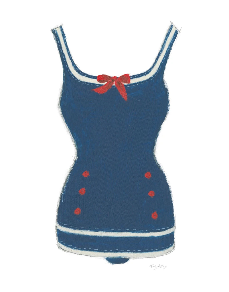 Retro Swimwear I by Emily Adams