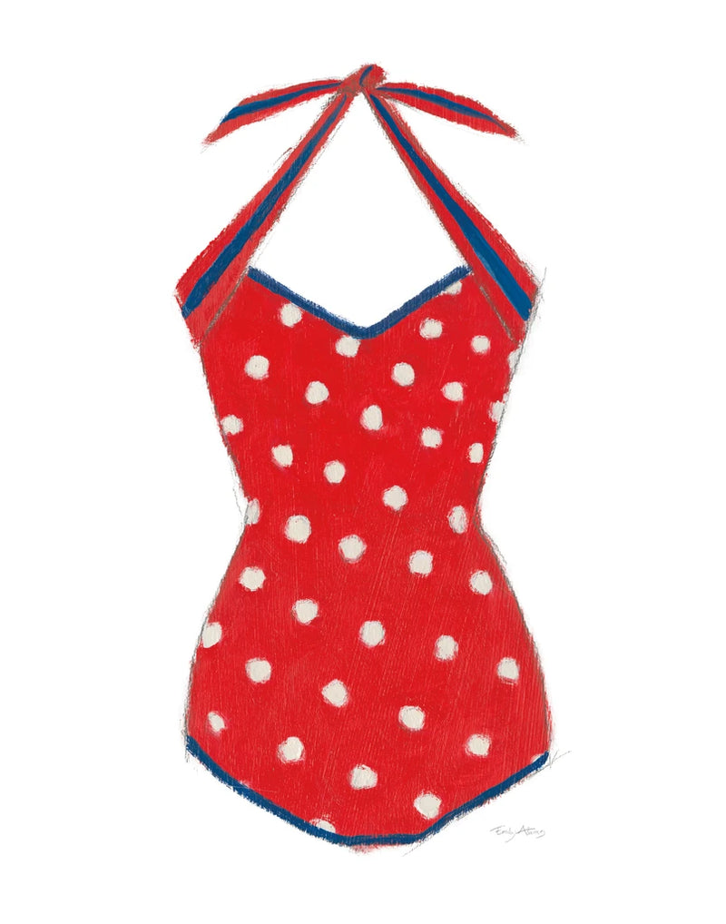 Retro Swimwear II by Emily Adams