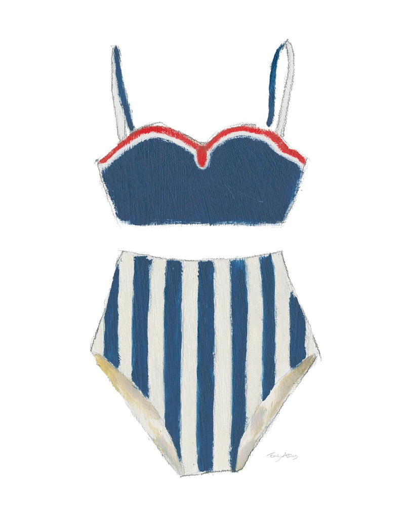 Retro Swimwear III by Emily Adams