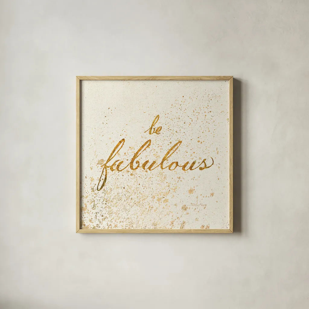 Shoe Fetish Quotes I Light by Emily Adams. Shown in a natural wood glass frame for a timeless modern aesthetic. Available as an archival giclee rolled canvas, fine art paper, or poster print. SKU 20745a.