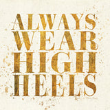 Shoe Fetish Quotes II Light by Emily Adams. SKU 20746a. Archival Giclee Fine art print for wall decor.