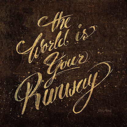 Shoe Fetish Quotes IV Dark by Emily Adams. SKU 17694a. Archival Giclee Fine art print for wall decor.