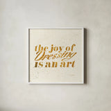 Shoe Fetish Quotes V Light by Emily Adams. Shown in a crisp white glass frame for a clean and minimalist style. Available as an archival giclee rolled canvas, fine art paper, or poster print. SKU 20748a.