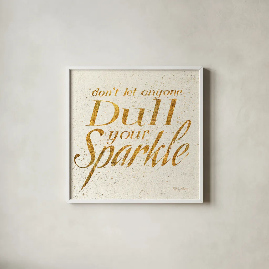 Shoe Fetish Quotes VI Light by Emily Adams. Shown in a crisp white glass frame for a clean and minimalist style. Available as an archival giclee rolled canvas, fine art paper, or poster print. SKU 17213a.