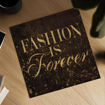 Shoe Fetish Quotes VII Dark by Emily Adams. Shown as a detailed flat fine art print, highlighting archival giclee quality. Available as an archival giclee rolled canvas, fine art paper, or poster print. SKU 17980a.