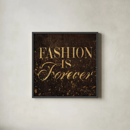 Shoe Fetish Quotes VII Dark by Emily Adams. Shown in a sleek black glass frame for a contemporary gallery look. Available as an archival giclee rolled canvas, fine art paper, or poster print. SKU 17980a.