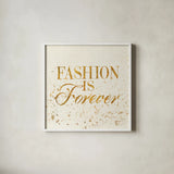 Shoe Fetish Quotes VII Light by Emily Adams. Shown in a crisp white glass frame for a clean and minimalist style. Available as an archival giclee rolled canvas, fine art paper, or poster print. SKU 20749a.
