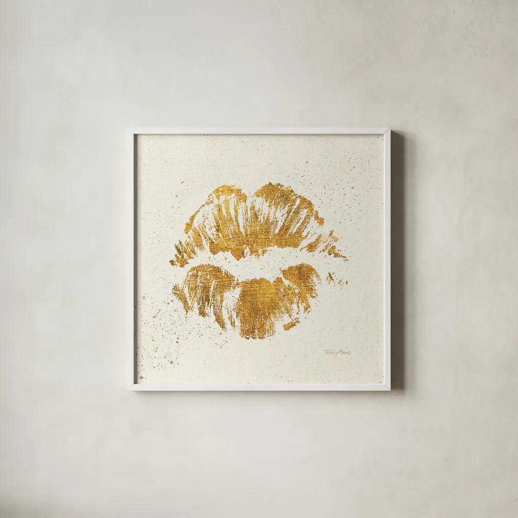 Shoe Fetish Quotes VIII Light by Emily Adams. Shown in a crisp white glass frame for a clean and minimalist style. Available as an archival giclee rolled canvas, fine art paper, or poster print. SKU 17270a.