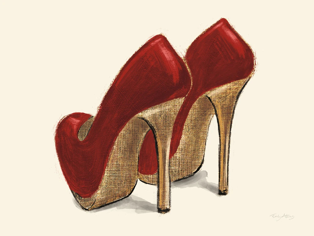 Shoe Fetish Red by Emily Adams