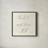 Shot Fetish Quotes IX Light Silver by Emily Adams. Shown in a sleek black glass frame for a contemporary gallery look. Available as an archival giclee rolled canvas, fine art paper, or poster print. SKU 29357a.
