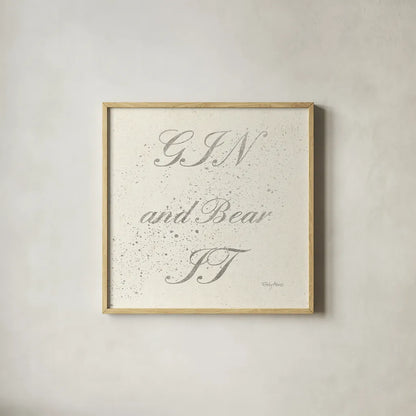 Shot Fetish Quotes IX Light Silver by Emily Adams. Shown in a natural wood glass frame for a timeless modern aesthetic. Available as an archival giclee rolled canvas, fine art paper, or poster print. SKU 29357a.