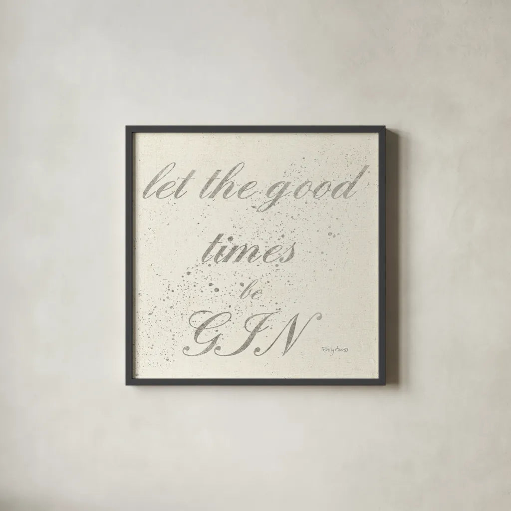 Shot Fetish Quotes X Light Silver by Emily Adams. Shown in a sleek black glass frame for a contemporary gallery look. Available as an archival giclee rolled canvas, fine art paper, or poster print. SKU 29358a.