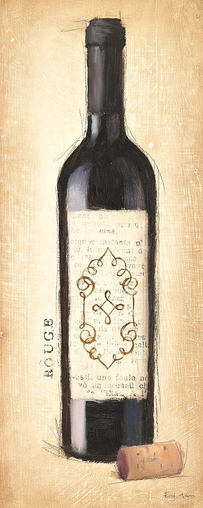 Vintage Rouge Bottle by Emily Adams