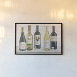 Vintners Recess I by Emily Adams. shown as a paper print in a black flame. Available as a archival giclee rolled canvas, fine art paper, or poster print. SKU 33672i.