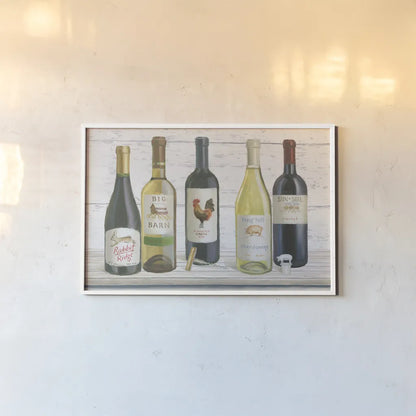 Vintners Recess I by Emily Adams. shown as a paper print in a white frame. Available as a archival giclee rolled canvas, fine art paper, or poster print. SKU 33672i.