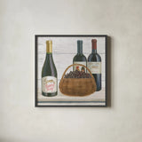 Vintners Recess II by Emily Adams. Shown in a sleek black glass frame for a contemporary gallery look. Available as an archival giclee rolled canvas, fine art paper, or poster print. SKU 33673a.