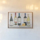 Vintners Recess IV by Emily Adams. shown as a paper print in a natural frame. Available as a archival giclee rolled canvas, fine art paper, or poster print. SKU 37544i.