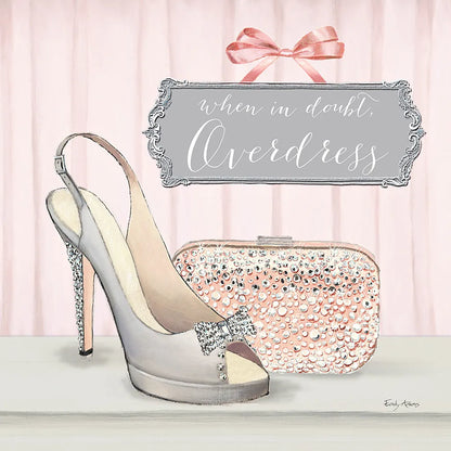 When in Doubt Overdress by Emily Adams. SKU 30584a. Archival Giclee Fine art print for wall decor.